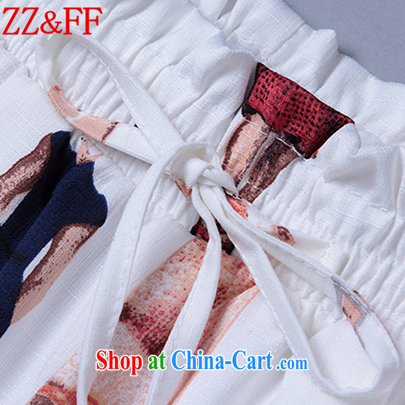 ZZ &FF summer 2015 new, larger female decoration, short-sleeved cotton Ma Kit female TZ 246 white XXXXXL, ZZ &FF, shopping on the Internet