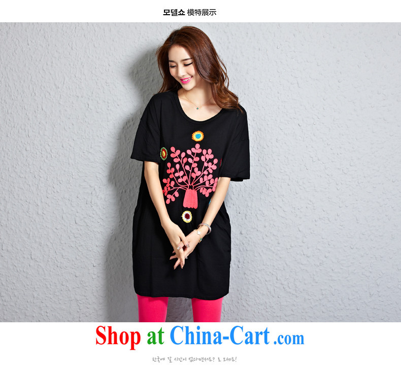 According to Jin Li 2015 summer Wishing Tree embroidery Korean loose the code T pension picture color code pictures, price, brand platters! Elections are good character, the national distribution, so why buy now enjoy more preferential! Health